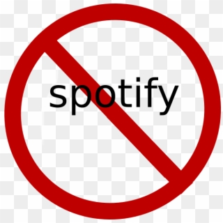 No Spotify Clip Art At Clker - No Talking - Png Download