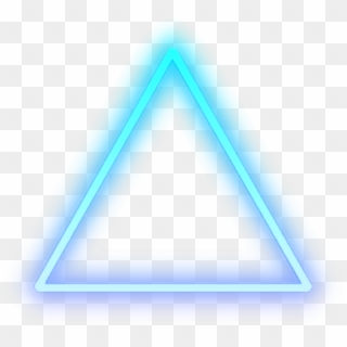 Triangle Blue Glow Light Shape Cool Clipart