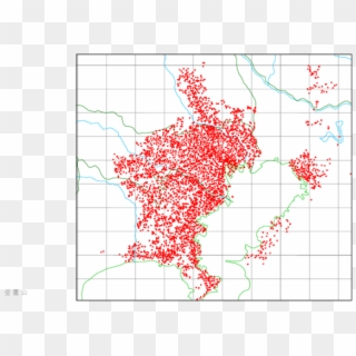 Location Of 3,700 New Si Sensors At District Regulators - Map Clipart