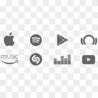 Apple Music, Spotify, Google Play, Beatport, Amazon - Amazon Music Logo Png Clipart