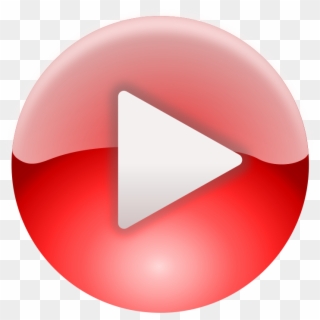 Red Play Button Transparent Clipart