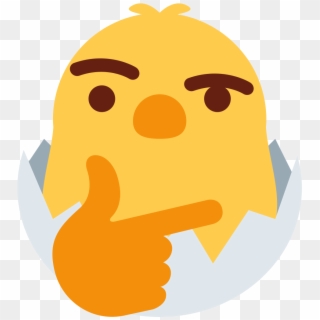 Thinking Emoji Discord - Chicken Thinking Clipart