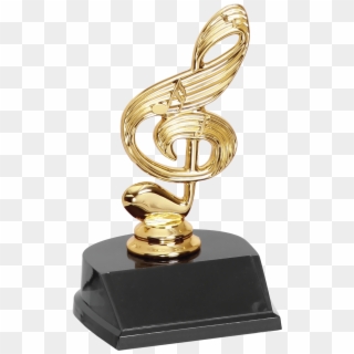 S - Music Note Trophy Clipart