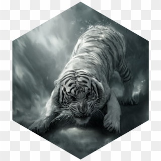 White Tiger Png Clipart