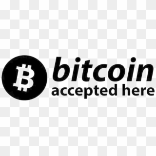 Bitcoin Accepted Here Button Free Png Image - Bitcoin Clipart