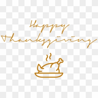 Holidays - Happy Thanksgiving Text Png Clipart