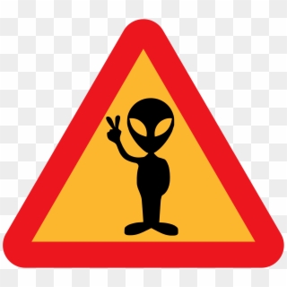 This Free Icons Png Design Of Warning For Aliens Clipart