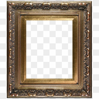 Baroque Antique Gold Frame - Old Fashioned Old Photo Frame Png Clipart