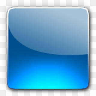 Blue Button Icon Png - Graphic Design Clipart