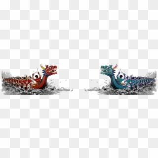 Hong Kong Dragon Boat Carnival Png Transparent Image - Chinese Dragon Festival Background Clipart