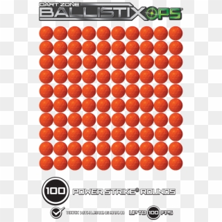 Dart Zone Ballistixops 100 Round Refill - Dart Zone Ballistix Ops Refill Clipart