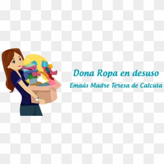 Emaús Donar Ropa - Cloth Donation Illustration Clipart