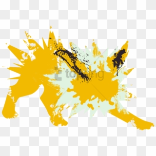 Free Png Yellow Paint Splash Png Png Image With Transparent - Yellow Paint Splatters On Transparent Background Clipart