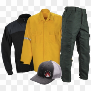 Clothing - Hotshot Firefighter Jacket Clipart