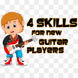 What Are 4 Basic Skills That Every Beginning Guitar - Cartoon Clipart