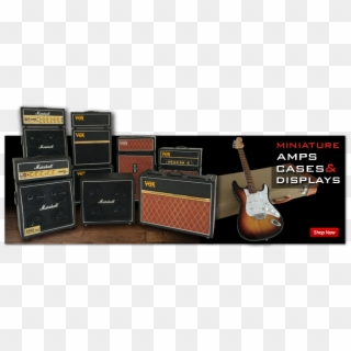 Axe Heaven Miniature Guitars Officially Licensed Fender - Miniature Guitar Amplifiers Clipart