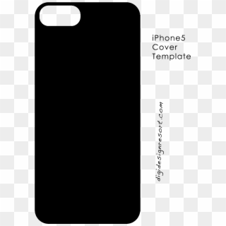 Printable Iphone Case Templates 201172 - Iphone 5 Back Cover Template Clipart