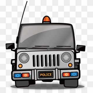 Jeep Vector Png - Police Car Clipart