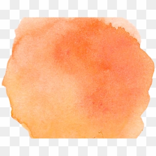 Watercolor Swatch Png Orange Clipart