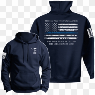 Thin Blue Line "blessed Are The Peacemakers" - Nine Line Apparel Police Clipart