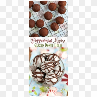 These Peppermint Mocha Glazed Donut Holes Make The Clipart