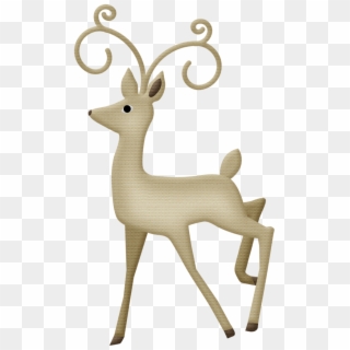 Reindeer Clipart Woodland - Clip Art - Png Download