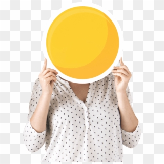 Body With Emoji Face - Polka Dot Clipart