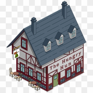 Tapped Out The Hungry Hun - Simpsons Buildings Clipart