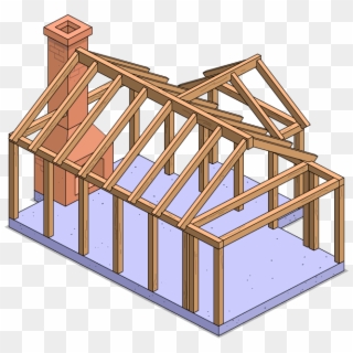 House Frame - House Framing Png Clipart