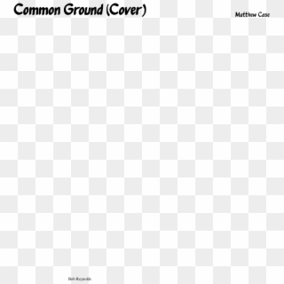 Common Ground Sheet Music Composed By Matthew Case - Black Cinematic Bars 1920x1080 Png Clipart