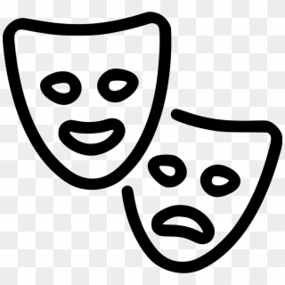 Masks Theater Play - Play Masks Clipart