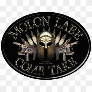 Buy Molon Labe Come Take T-shirts, Hoodies & Stickers - Emblem Clipart