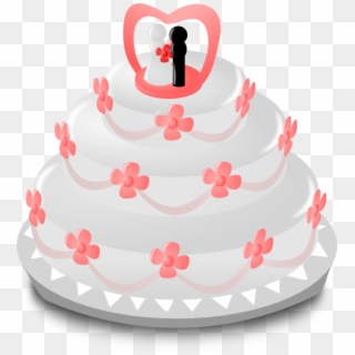 Cake Vector - Wedding Cake Vector Png Clipart