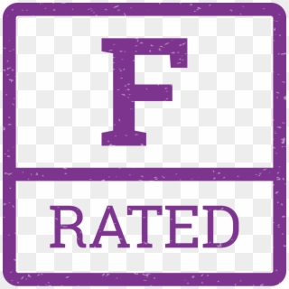 Bff F Rated Logo Mono - F-rating Clipart