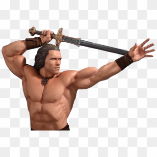 Pop Culture Shock Conan The Barbarian Statue Toyslife - Bodybuilding Sword Pose Clipart
