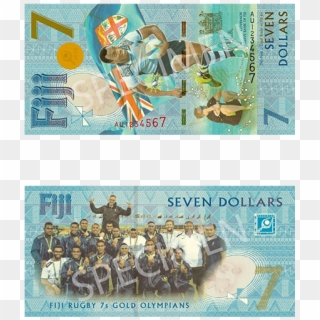 Fiji 7 Dollar - Fiji 7 Dollar Note Clipart