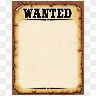 Png Wanted Poster - Blank Western Wanted Poster Clipart