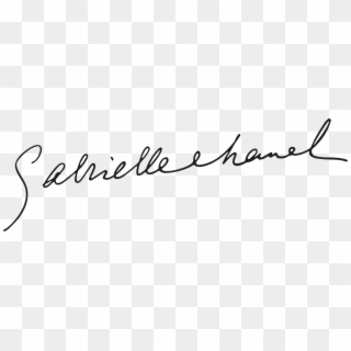 Gabrielle Chanel Signature Clipart