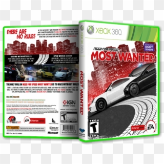 Need For Speed - Need For Speed Most Wanted Xbox 360 Box Clipart