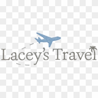 Lacey's Travel Logo-texture - Airplane Silhouette Clipart