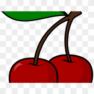 Cherry Clipart Cherry Fruit - Black And White Cherry Clipart - Png Download