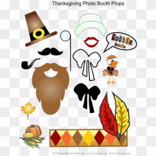 Enjoy A Variety Of Thanksgiving Activities For Kids - Thanksgiving Photo Booth Props Printable Free Clipart
