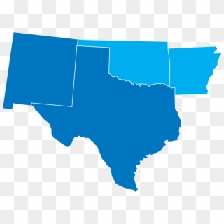 Map Ok And Tx Bevco Inc Providing Service To Oklahoma - Elecciones Estados Unidos 2018 Clipart