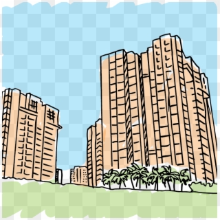 Singapore Real Estate - Tower Block Clipart