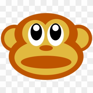 This Free Icons Png Design Of Monkey Face - Cute Monkey Face Clip Art Transparent Png