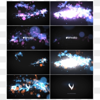 Particles Energy Burst Logo Reveal - Envato Clipart