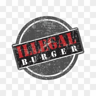 Illegal Burger Logo - Label Clipart