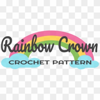 Rainbow Crown Crochet Pattern - Graphic Design Clipart