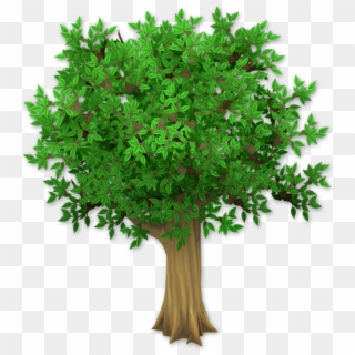 Dark Leafy Tree - Tree Png Clipart