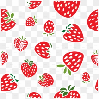 Transparent Strawberry Pattern Clipart